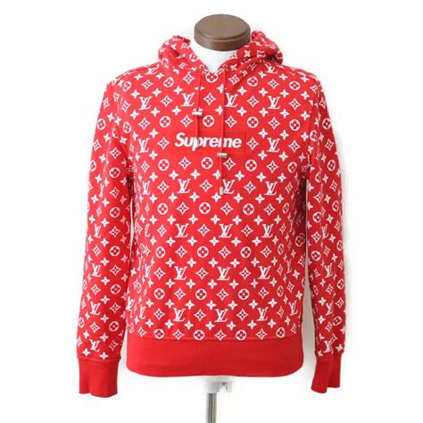 felpa rossa supreme e louis vuitton|supreme x louis vuitton.